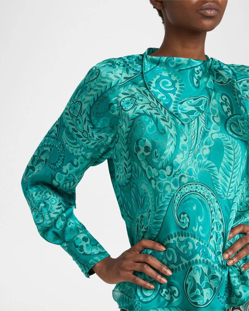 ETRO Paisley Scarf Blouse 5