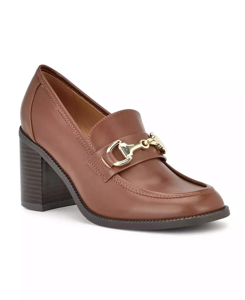 Nine West Women's Koolo Bit Slip-On Block Heel Loafers 1