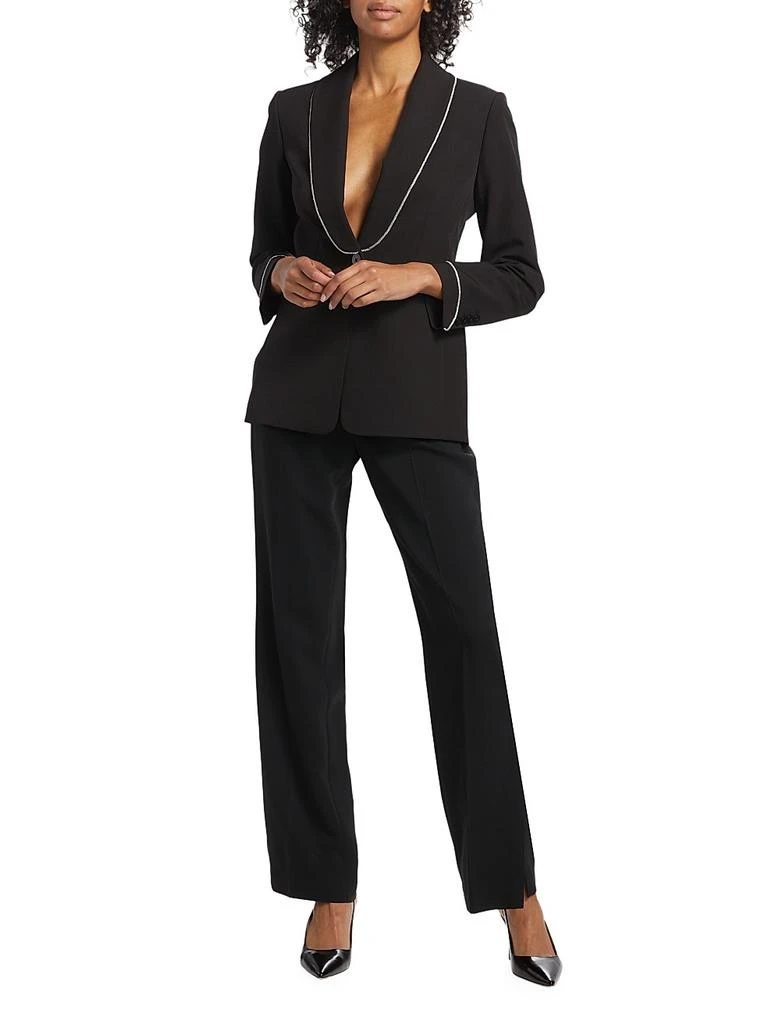 Tahari Lexy Crystal-Trimmed Blazer 2