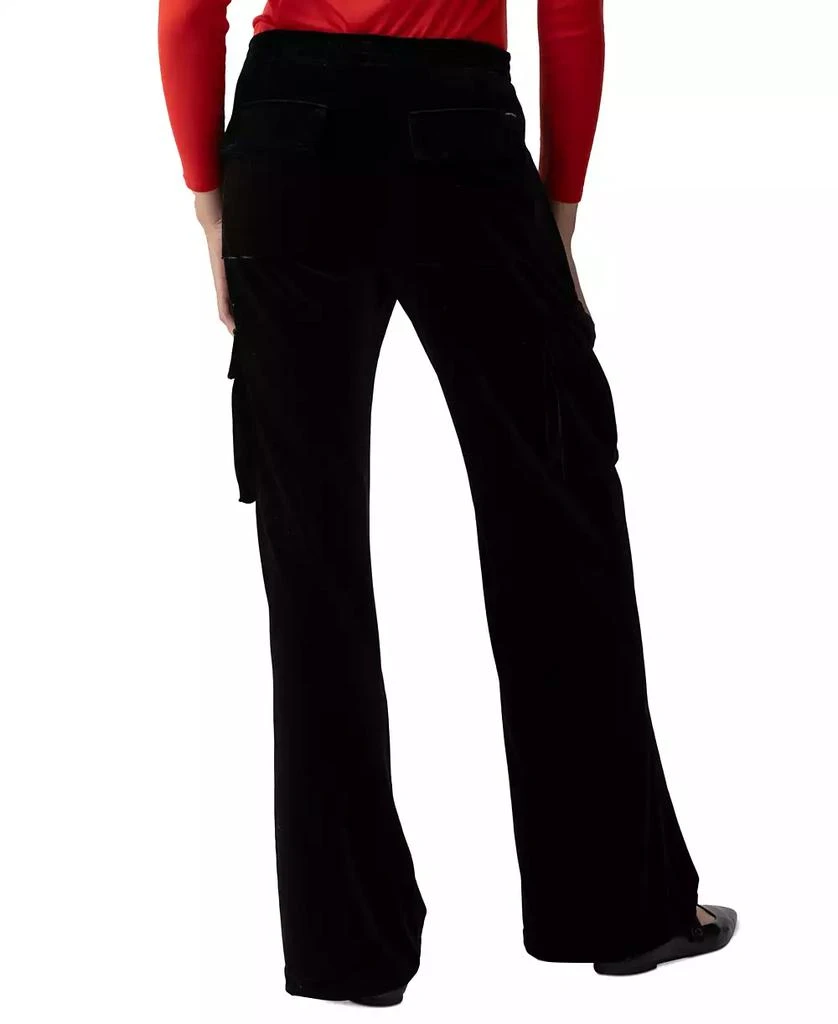 Sanctuary Women's High Rise Velvet Cargo Pants 2