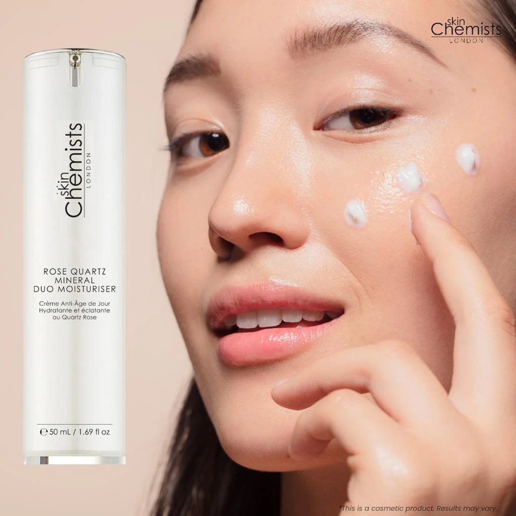 skinChemists Rose Quartz Duo Moisturizer 50ml Twin Value Savings Pack 6