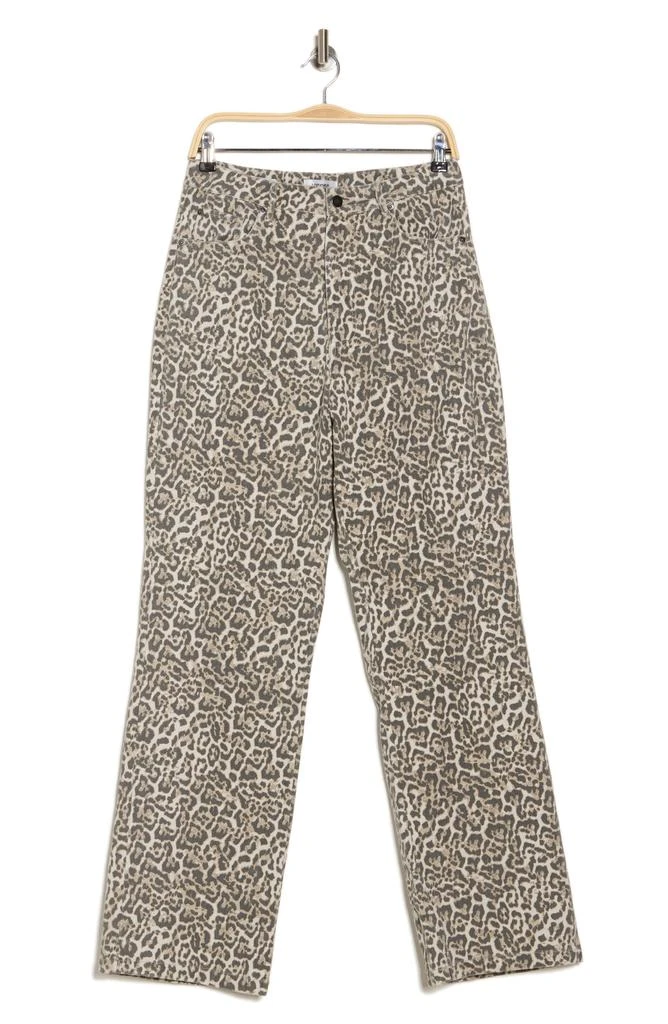 VIGOSS Leopard Straight Leg Jeans 1