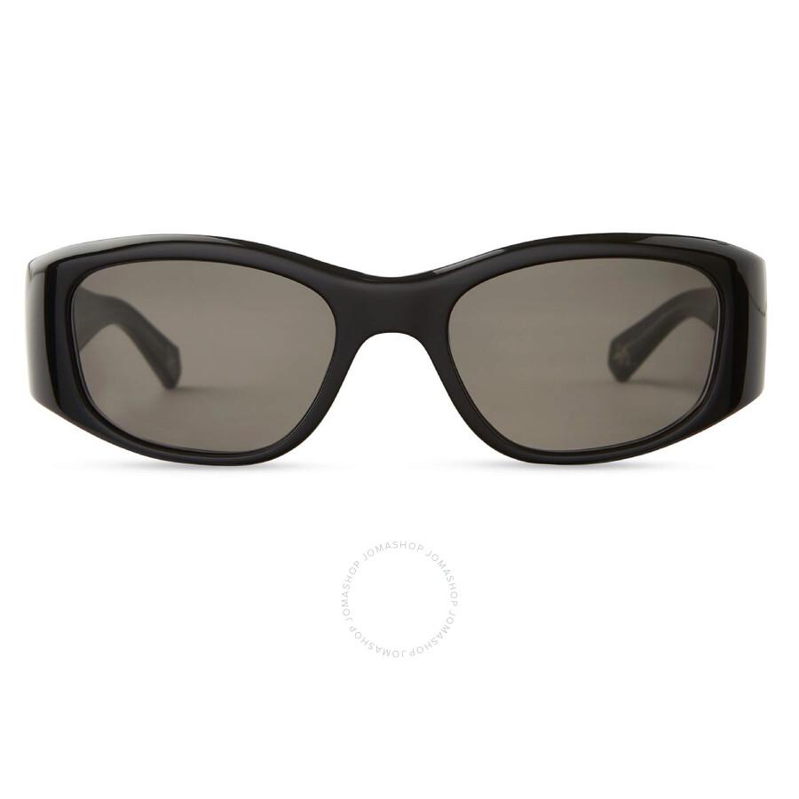 Mr. Leight ALOHA DOC S Lava Oval Men's Sunglasses ML2035 BK-GM/LAVA 52