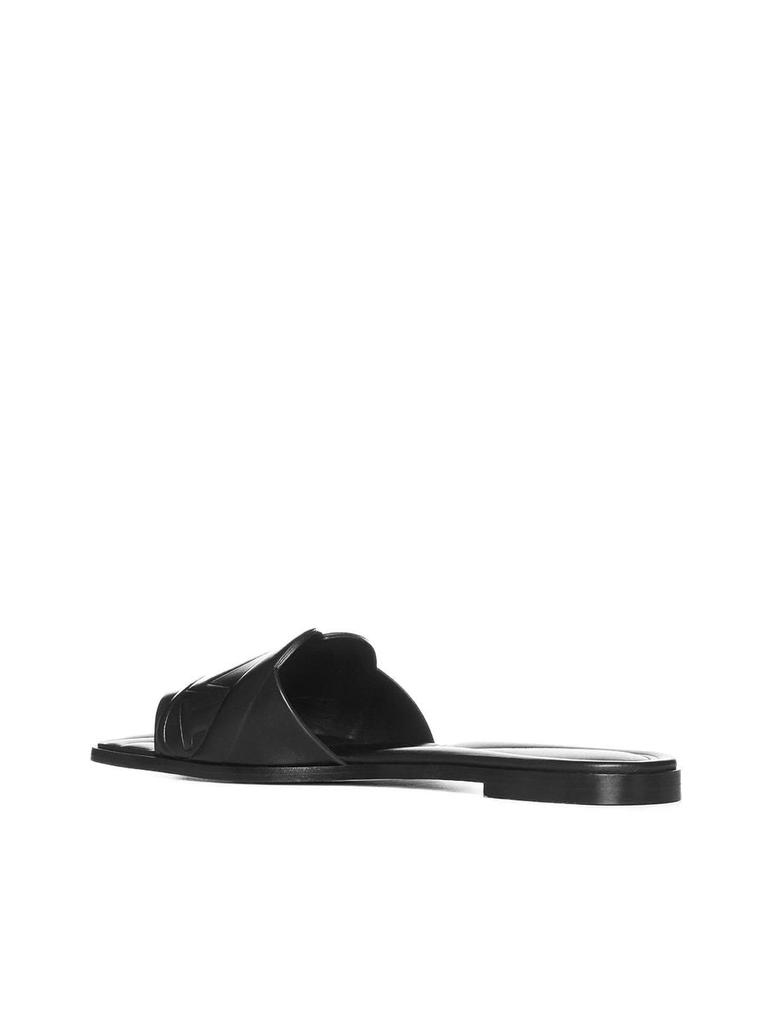 【Alexander McQueen】Leather slipper ALEXANDER MCQUEEN - Rubber Slipper Alexander McQueen