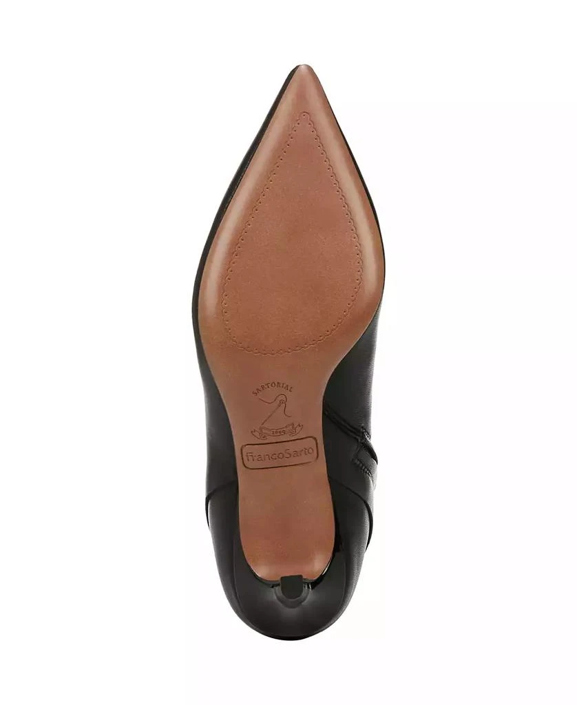 Franco Sarto Women's Anna Pointed Toe Kitten Heel Dress Booties 5
