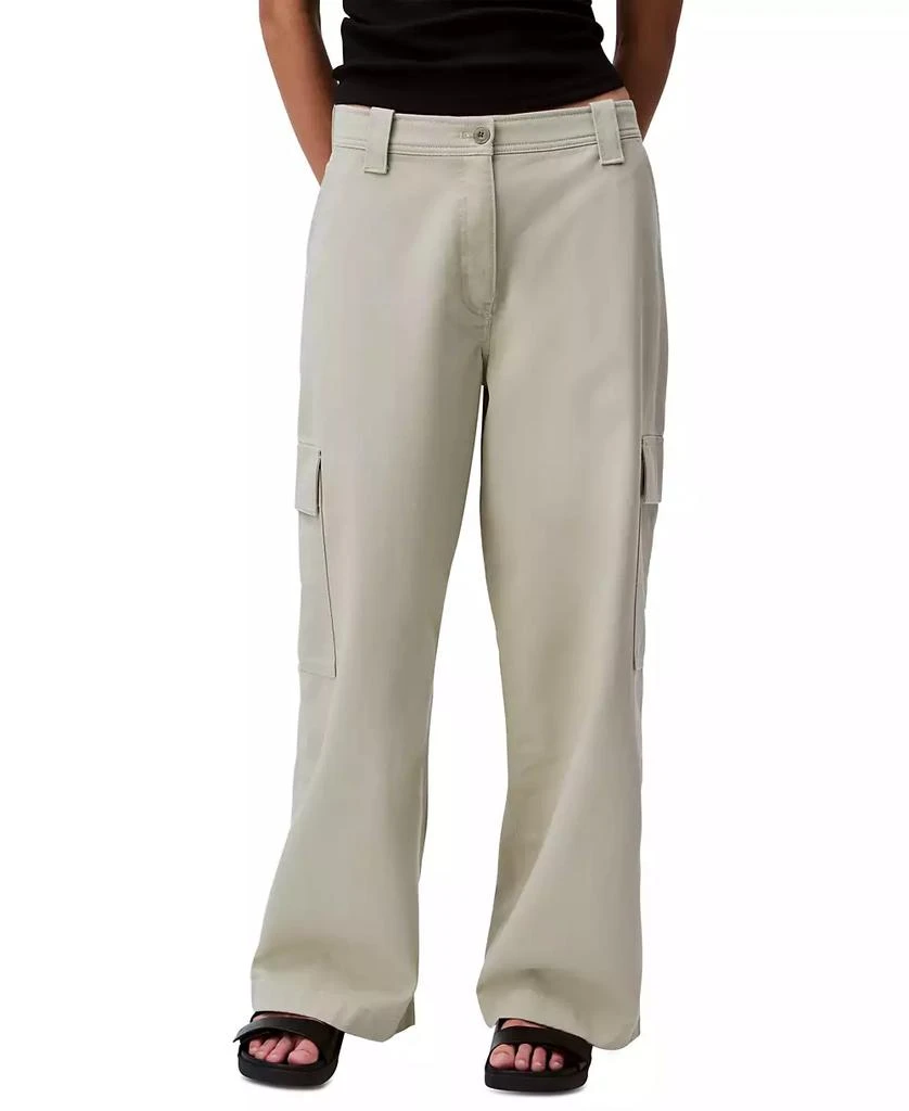 Calvin Klein Women's Utility Canvas Cargo Pants 2