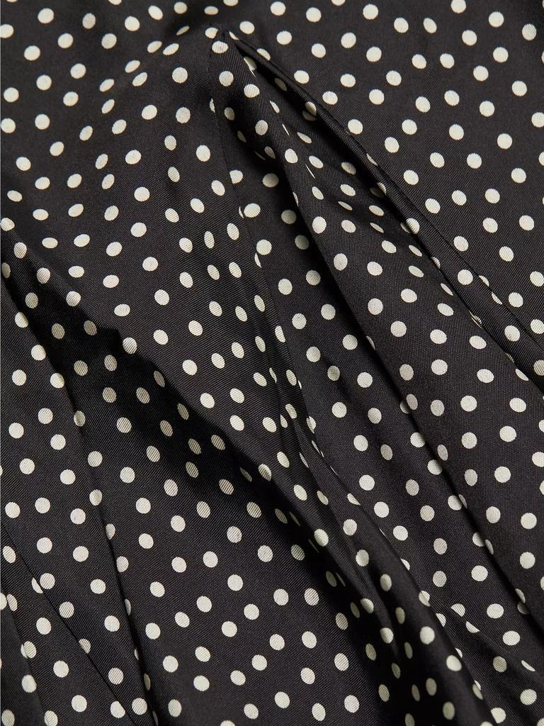 DÔEN Sansa Silk-Blend Polka Dot Dress 7