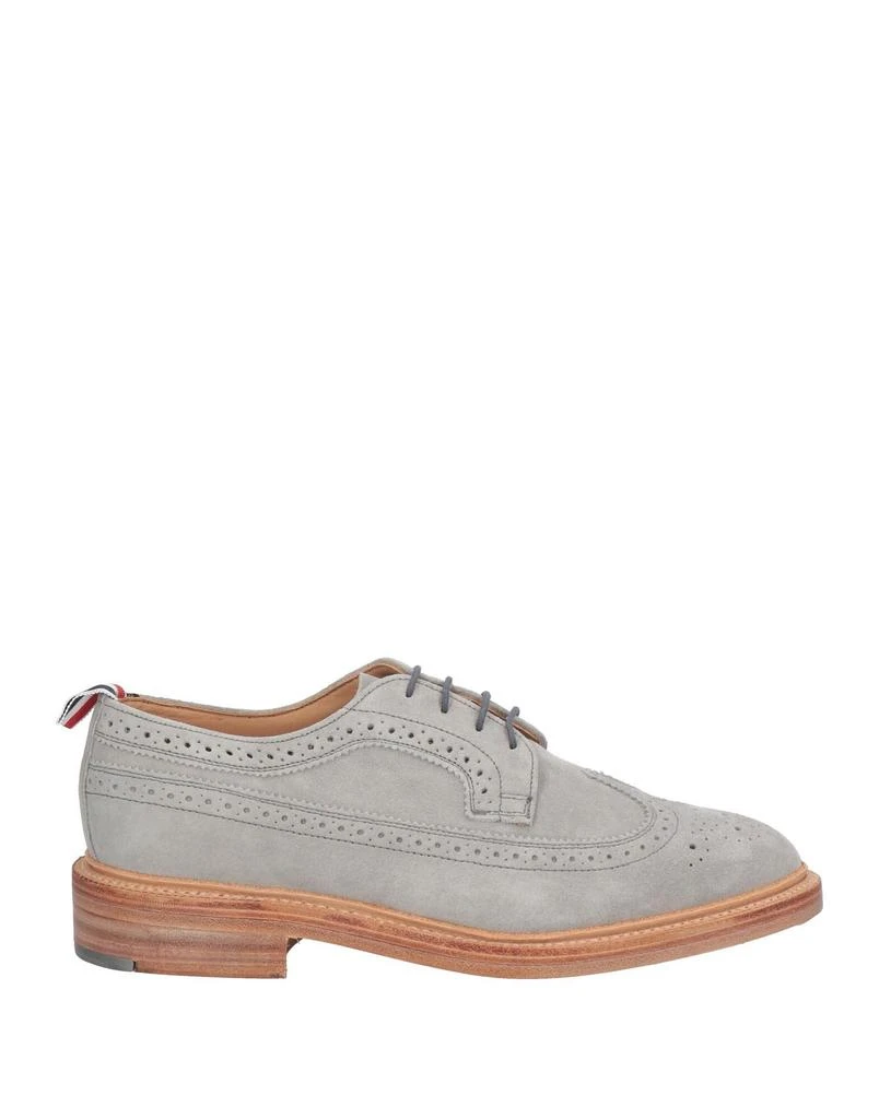 Thom Browne Gray and White Oxfords Thom Browne Tweed Oxford Shoes In Grey - 50% Off | Editorialist main image 3