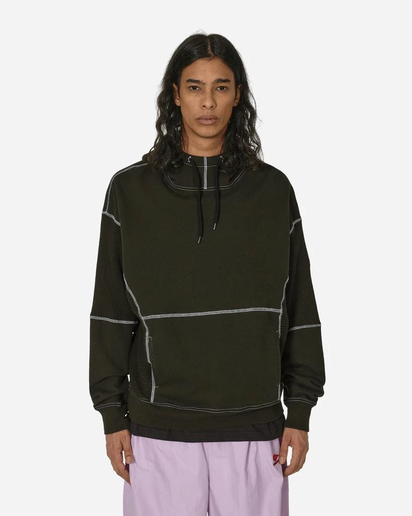 Wide Rib Cut Heavy Hooded Sweatshirt Black – On Sale Now with Up