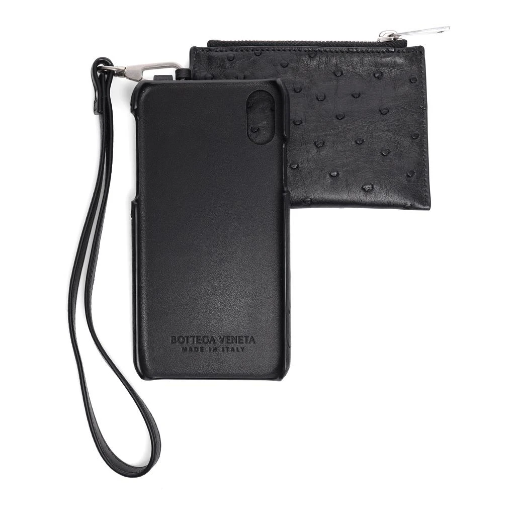 Bottega Veneta Bottega Veneta Leather Iphone Case And Wallet Wristlet