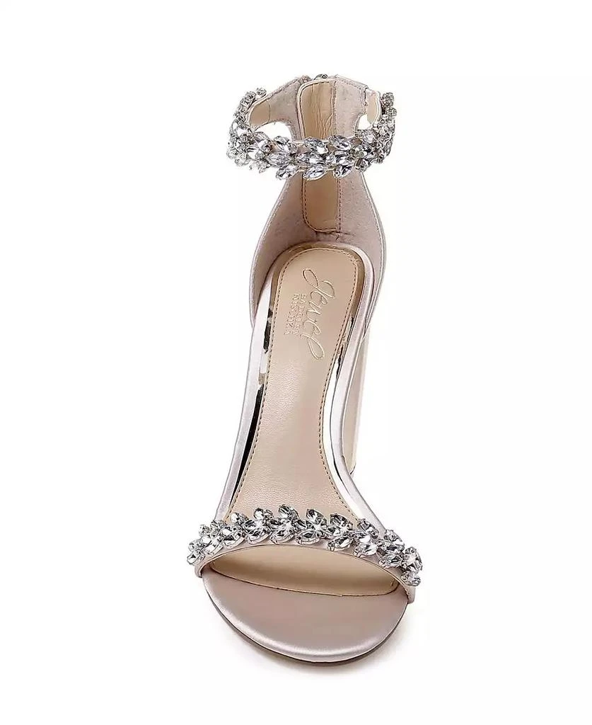 Badgley Mischka Women's Mayra Block Heel Evening Sandals 3