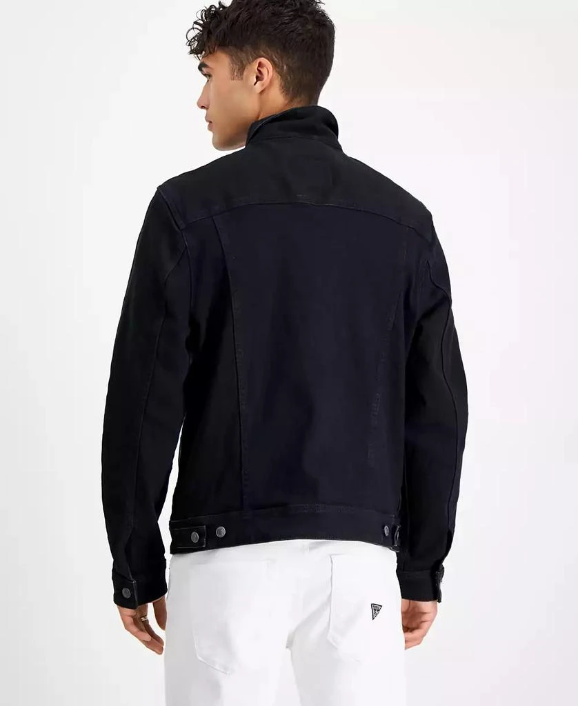GUESS Men's Eco Dillon Regular-Fit Denim Jean Jacket 2