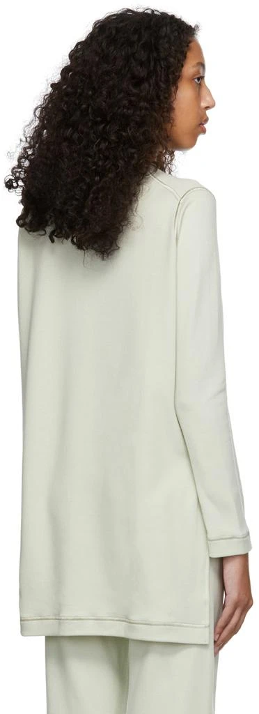 Jil Sander Green Wool & Nylon Long Sleeve T-Shirt 3