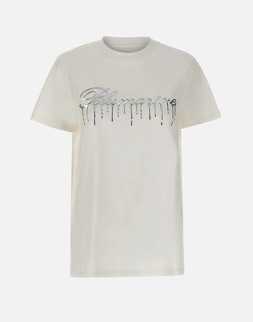 Tシャツ・カットソー Blumarine Blumarine T-shirts and Polos (A522T101A C1031) Blumarine Blumarine rhinestone-logo hooded t-shirt | 2T028AN0990