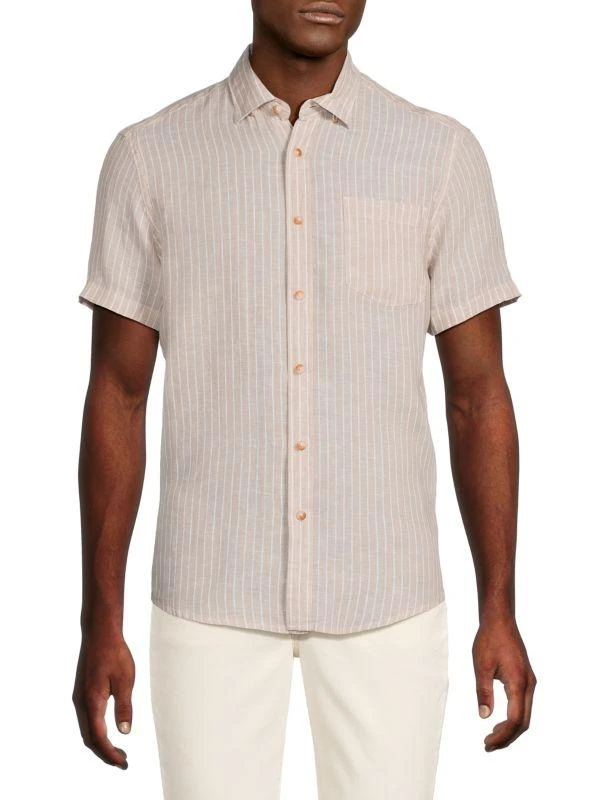 Report Striped Linen Shirt 1