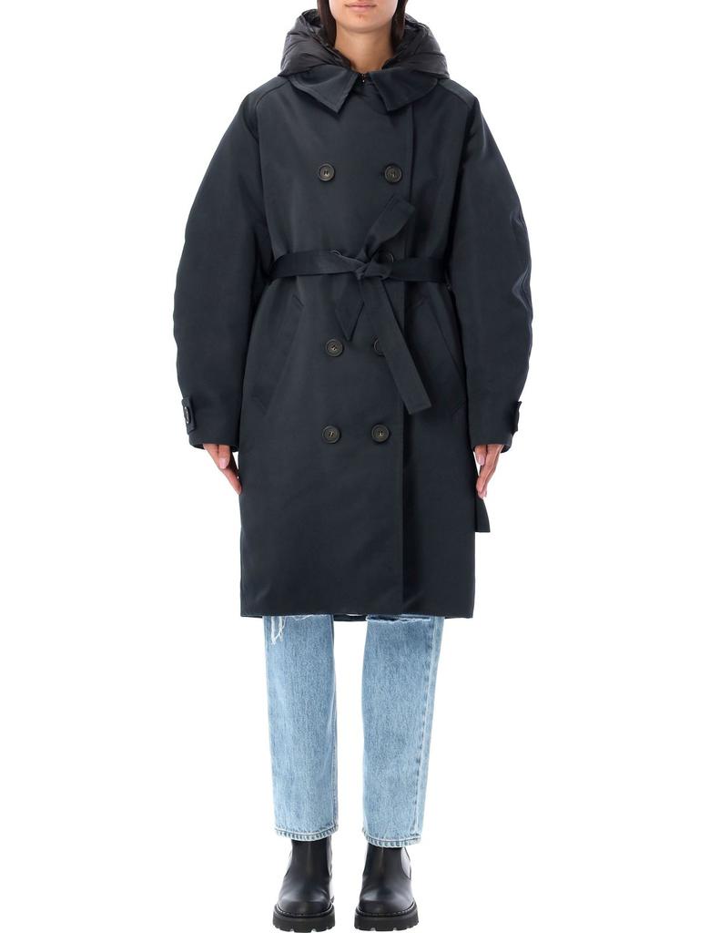 ADD Add Double-Breasted Belted Coat