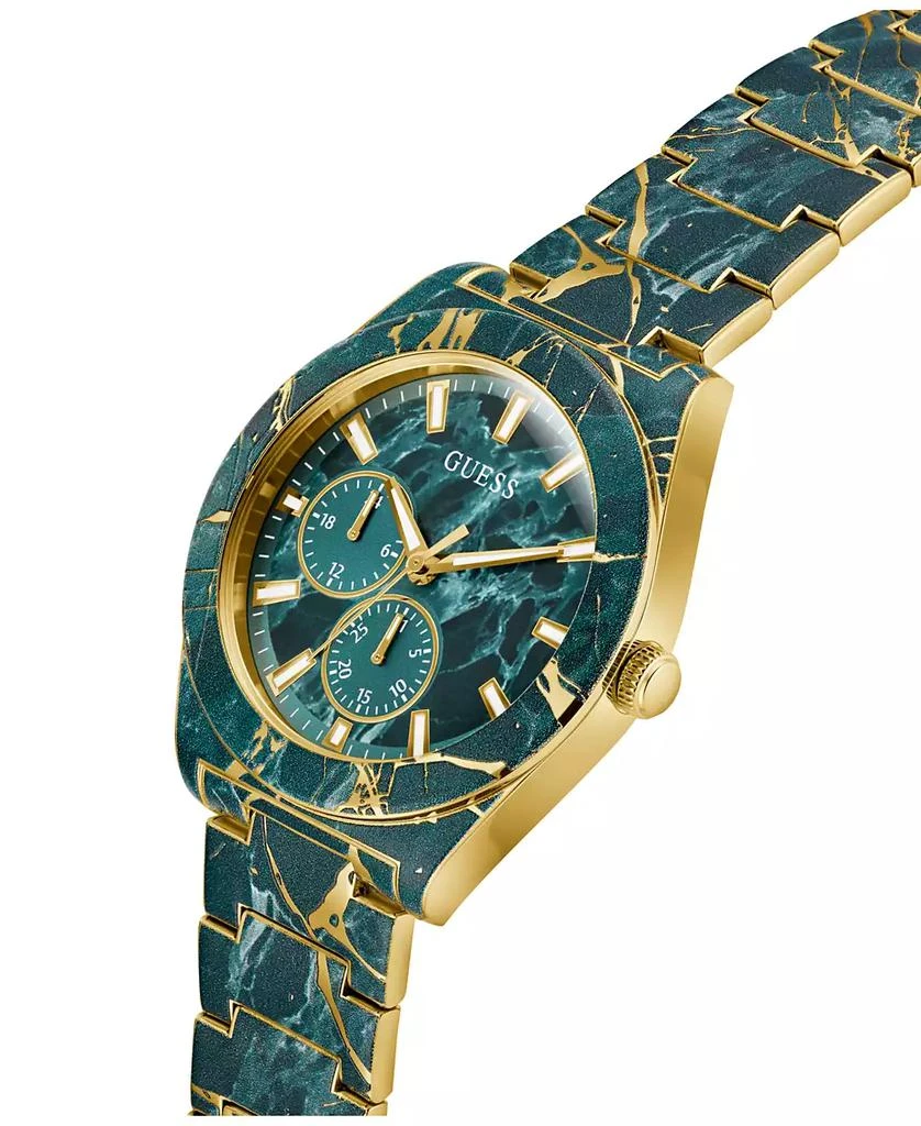 GUESS Men's Green Multi-function Watch, 44mm 5