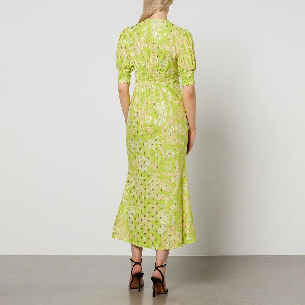 Never Fully Dressed Never Fully Dressed Lindos Printed Cotton-Blend Dress 2