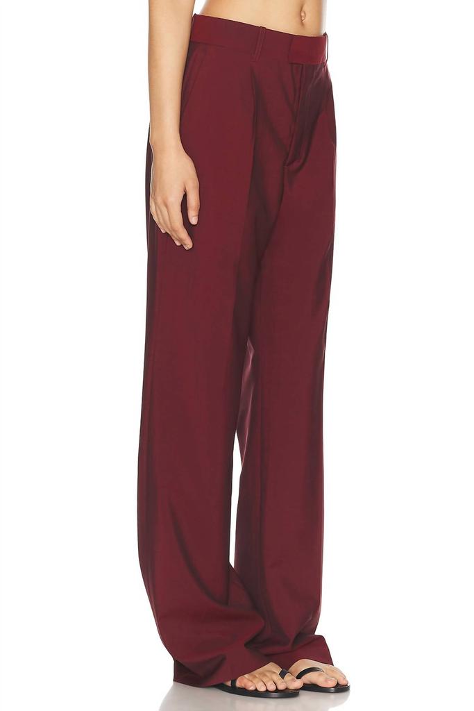 Rohe Rohe - Wide Leg Single Pleated Tailored Trousers