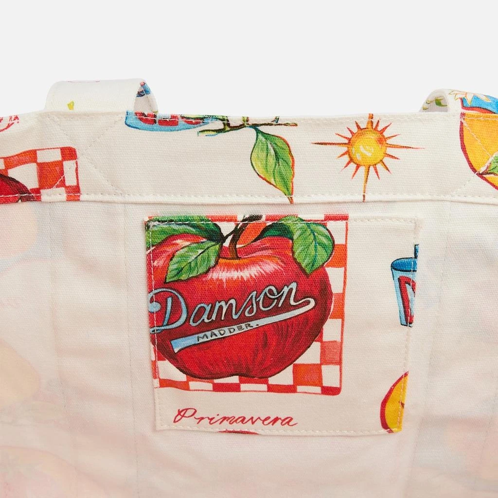 Damson Madder Damson Madder Buon Appetito Oversized Canvas Tote Bag 4