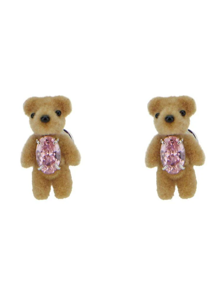 YVMIN YVMIN Crystal Bear Stud Earrings