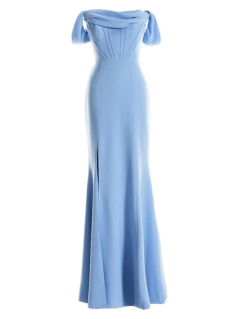 Dress the Population Women's Melania Corset Gown - Sky - Size XL