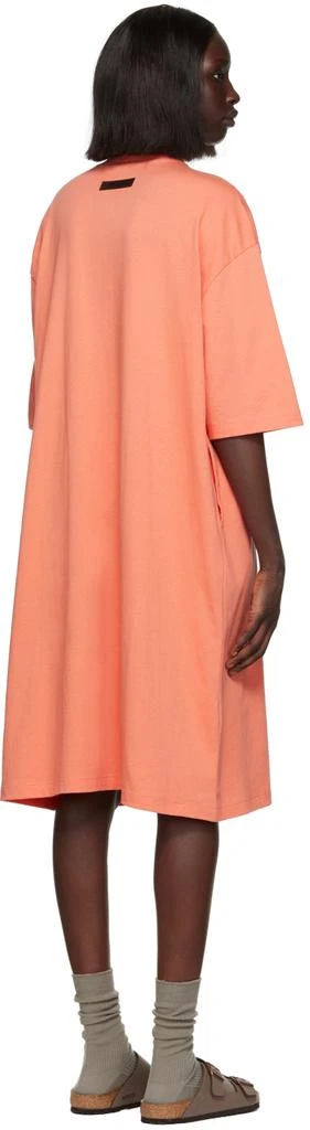 Essentials Pink Short Sleeve Midi Dress 3