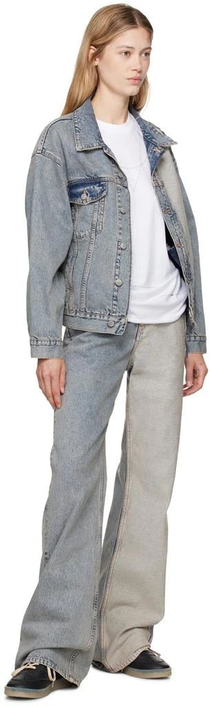 MM6 Blue Five-Pocket Jeans 4