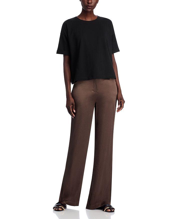 Eileen Fisher Crewneck Boxy Fit Top