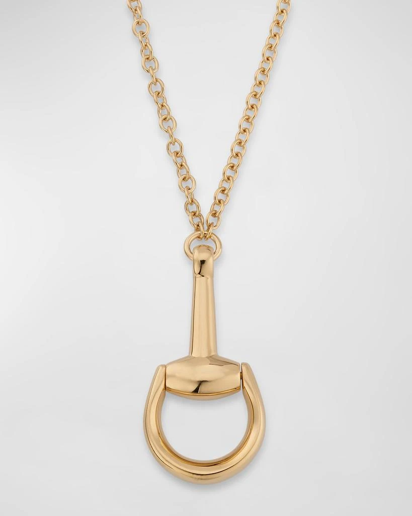Gucci 18K Yellow Gold Horsebit Necklace 1