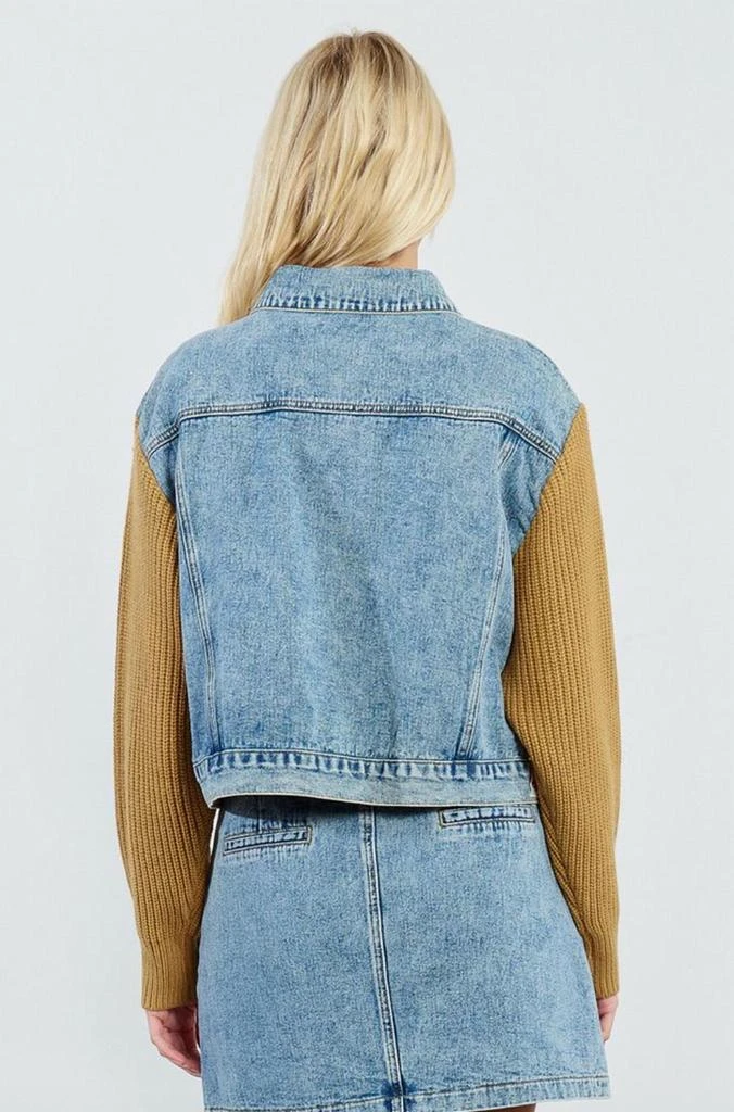 Molly Bracken Molly Bracken - Shaya Knit Denim Jacket 2