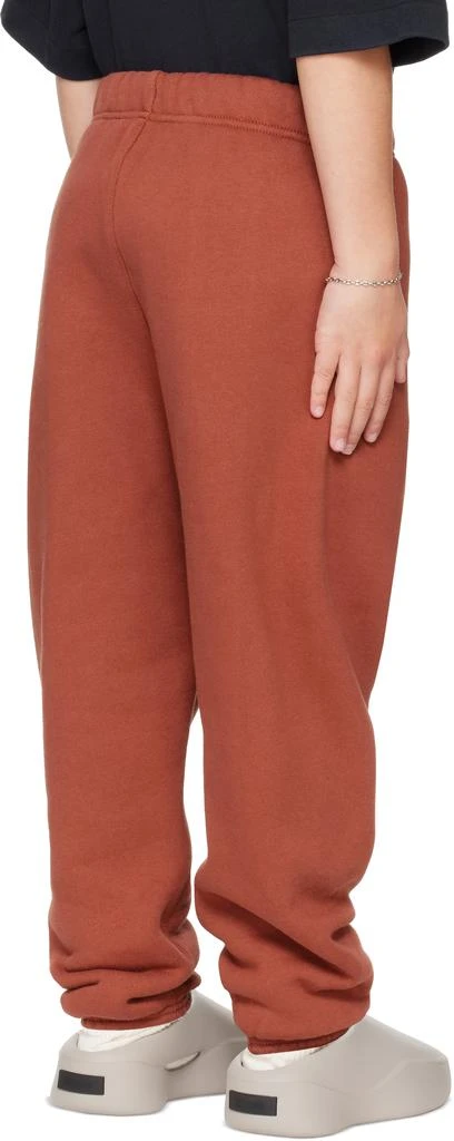 Essentials Kids Red Fleece Essential Sweatpants 3