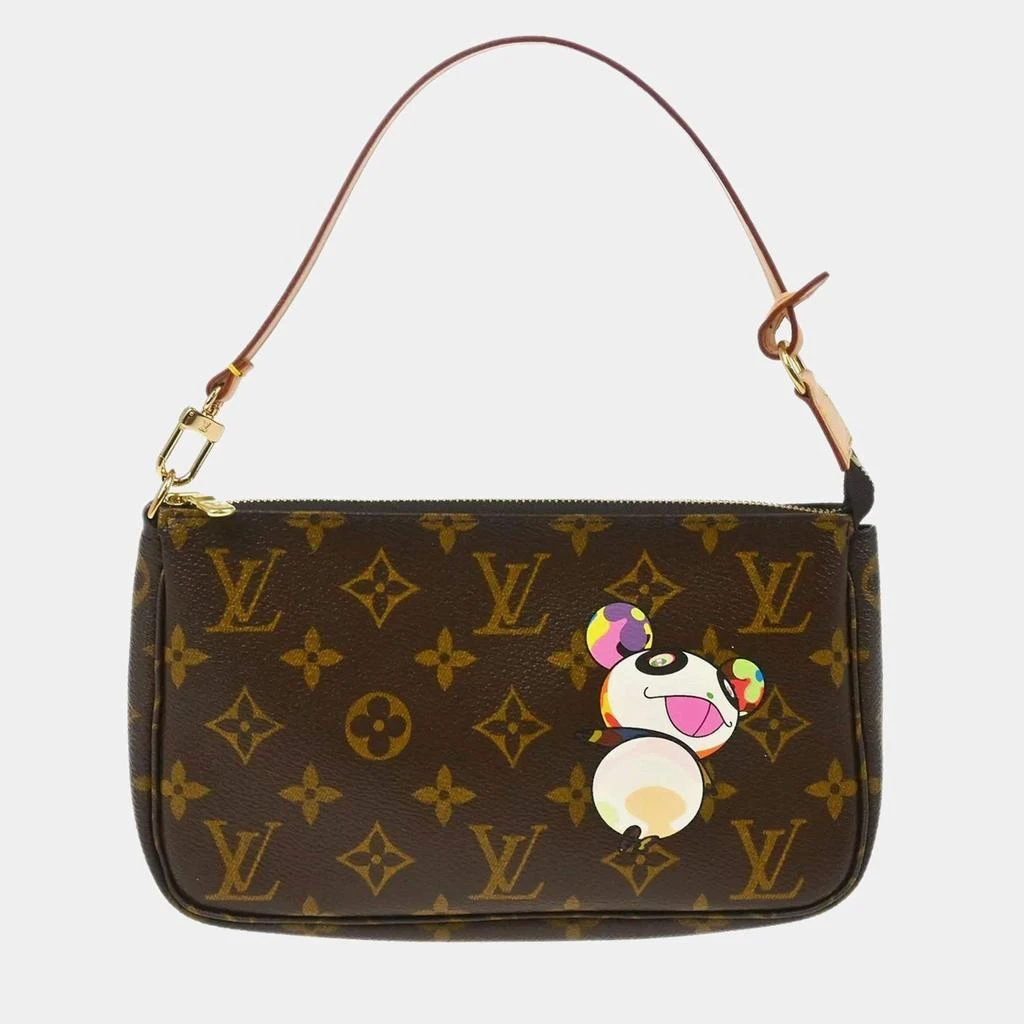 Louis Vuitton Louis Vuitton Brown Monogram Canvas Panda Pochette Accessoires Handbag 2