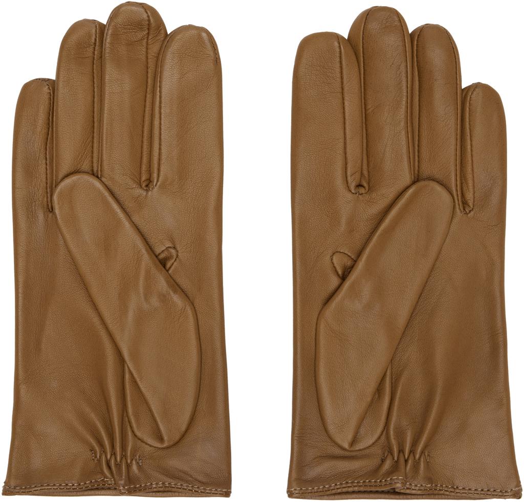 Handsome Stockholm Brown Washable Leather Gloves