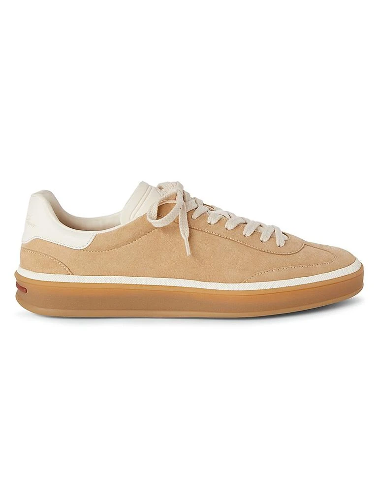 Loro Piana Tennis Walk Suede Sneakers 1