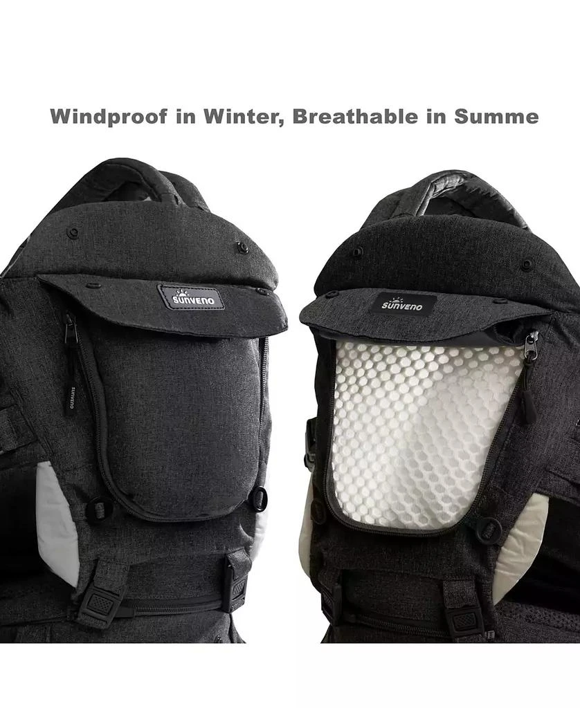 Sunveno 3-in-1 Ergonomic Hip Seat Baby Carrier for Newborns to Toddlers 8