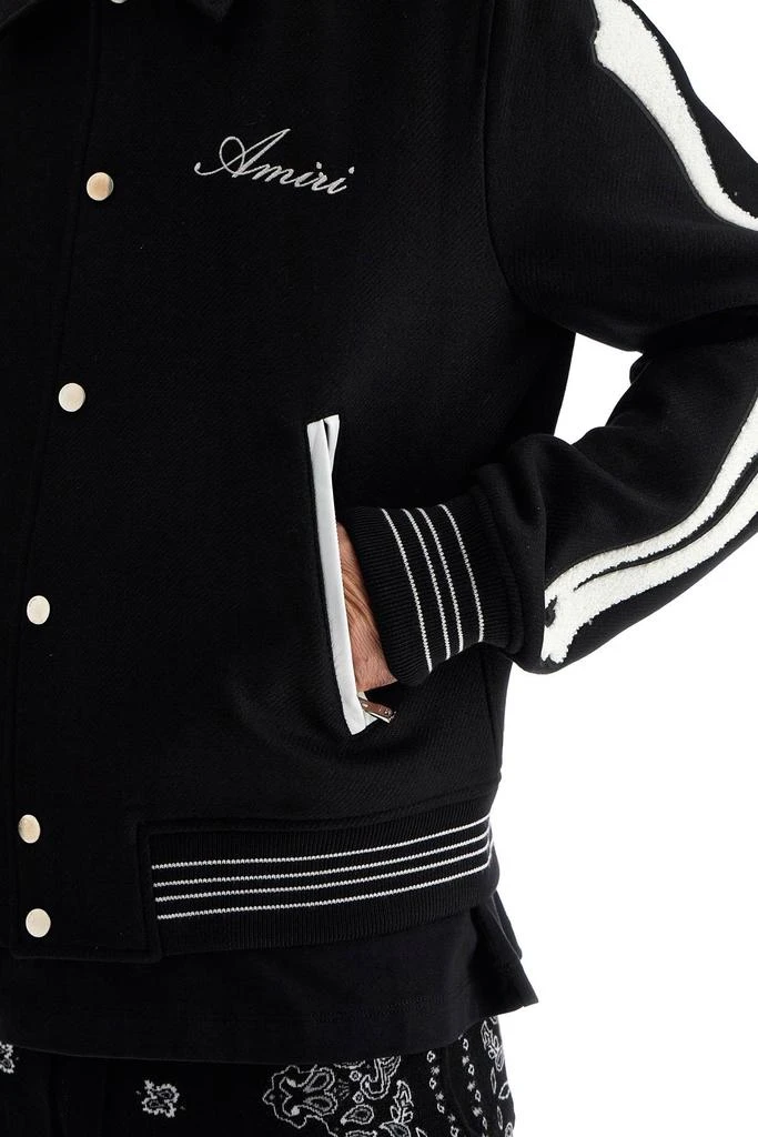 AMIRI Men's Bones Varsity Jacket 4