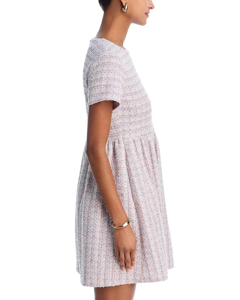 AQUA Rainbow Tweed Dress - Exclusive 5