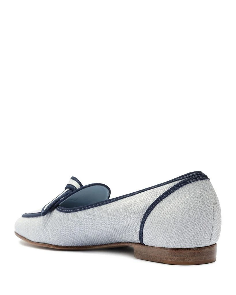 Alexandre Birman Women's Grossgrain Loafer Flats 6