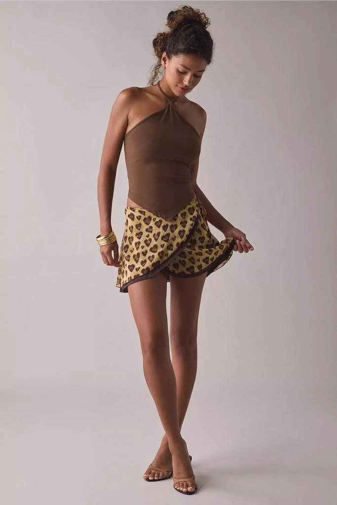 Kimchi Blue Kimchi Blue Lovers Lane Layered Wrap Mini Skirt