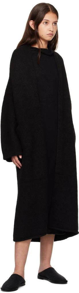 LAUREN MANOOGIAN Black Long Shawl Cardigan 4