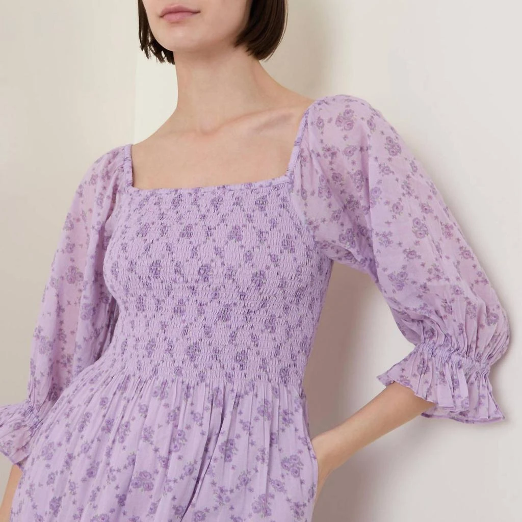 LOVESHACKFANCY Loveshackfancy - Rigby Printed Flared Dress 3