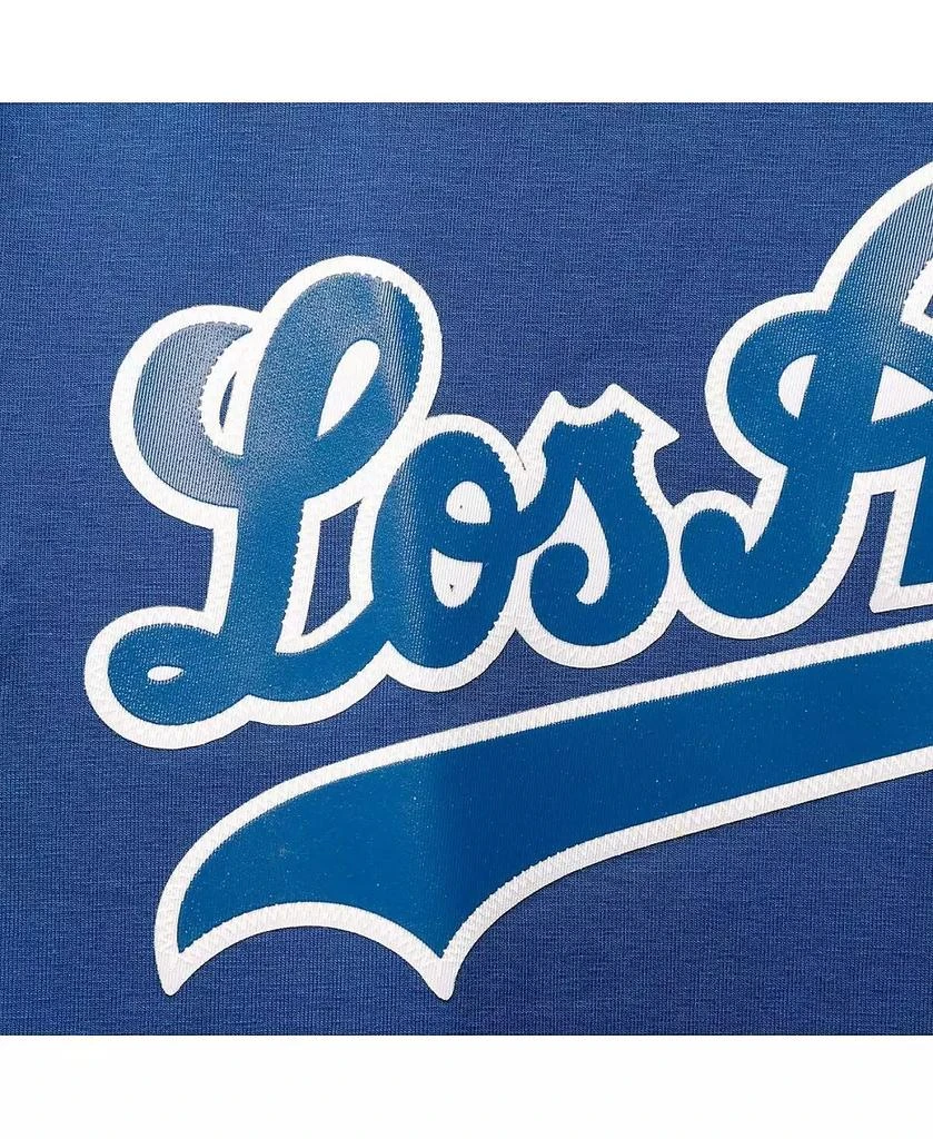 Pro Standard Men's Royal Los Angeles Dodgers Taping T-shirt 4