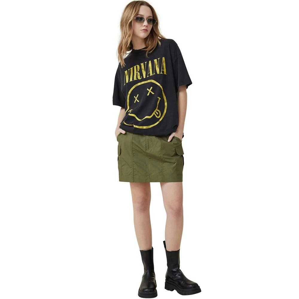 Cotton On Women's The Oversized Nirvana T-shirt 4