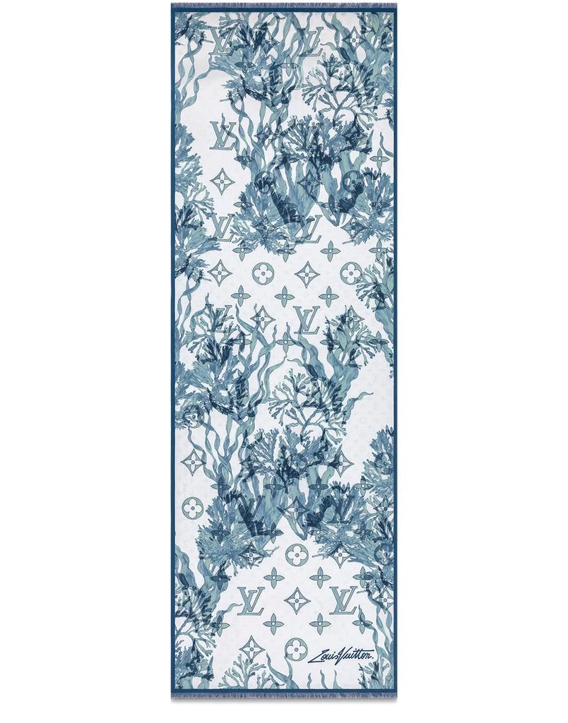 Louis Vuitton Monogram Aquagarden Stole 6