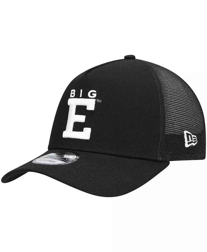 New Era Men's Black Dale Earnhardt Big E Legends 9FORTY A-Frame Trucker Snapback Hat 1