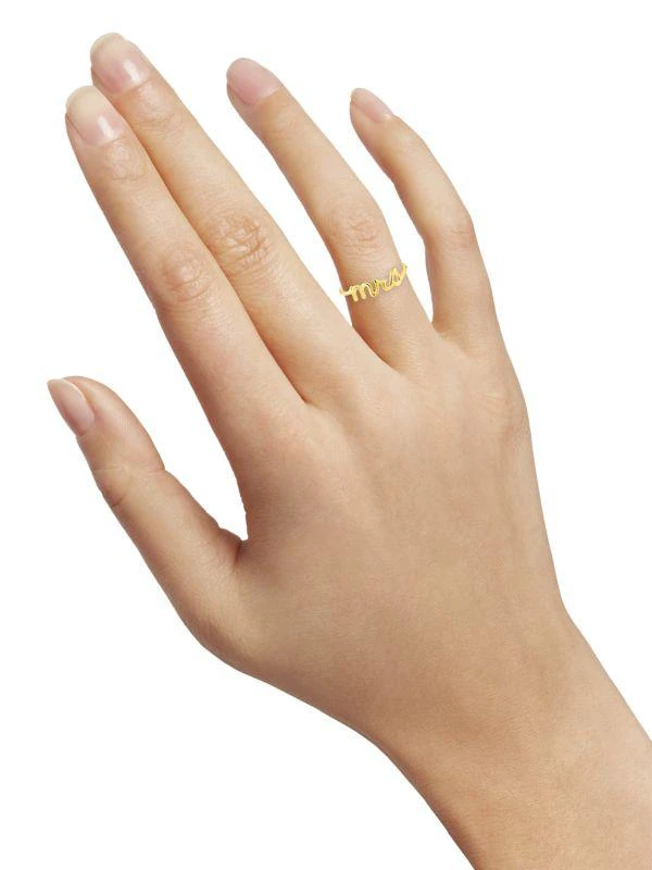 Saks Fifth Avenue 14K Yellow Gold Mrs. Ring 2