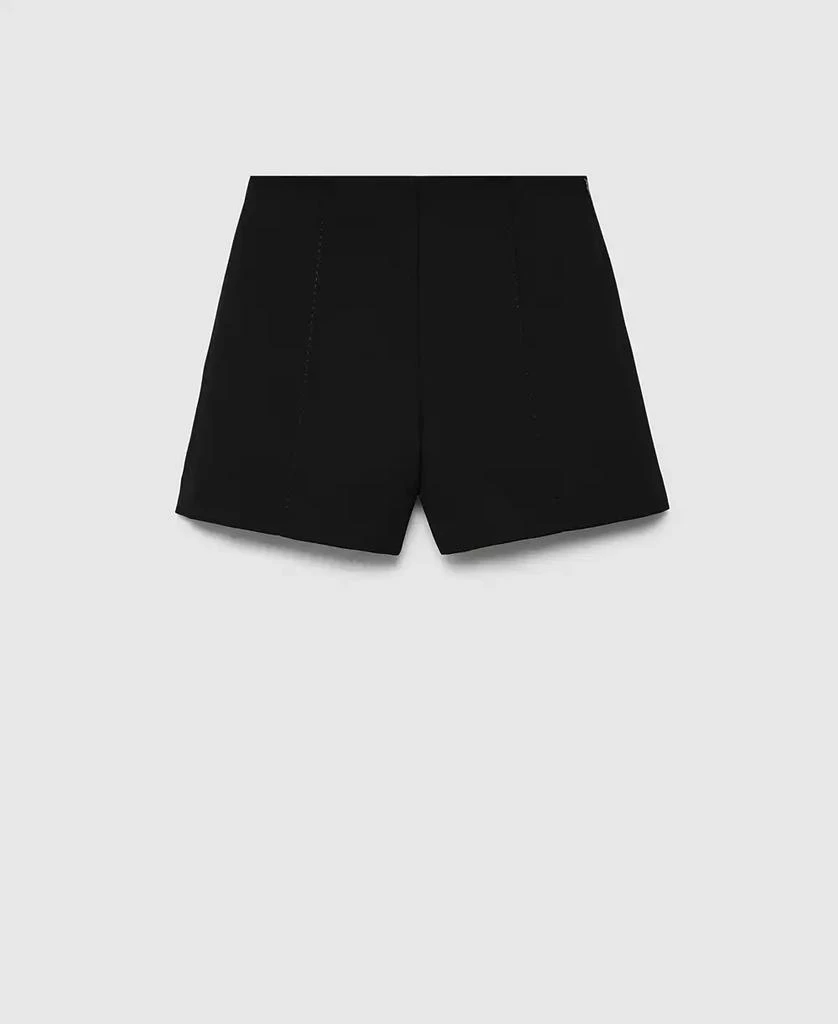 Mango Women's Straight Mid-Rise Shorts 2