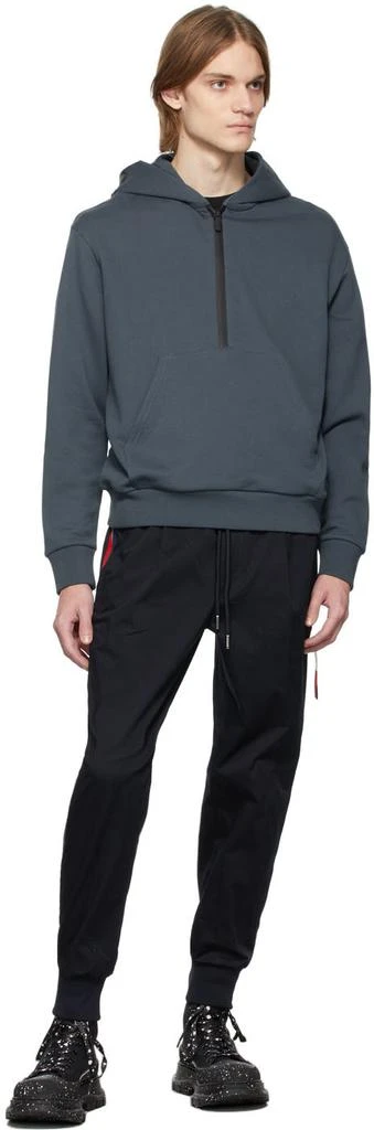 Moncler Navy Twill Trousers 4