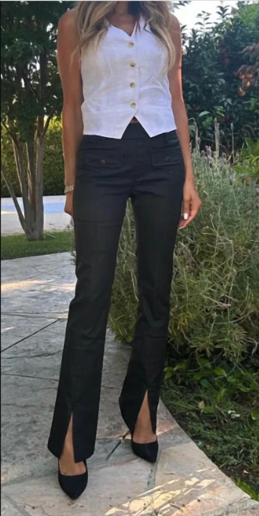 BEVY FLOG Bevy Flog - Adele Slit Pull On Pants 2